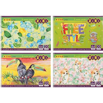 ZiBi Kids Line with Spring Drawingbook A4 20 Sheets - buy, prices for Tavria V - photo 1