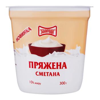 Сметана Злагода Топленая 10% 300г - купить, цены на - фото 1