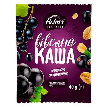Holm's Oatmeal with Black Currants 40g - buy, prices for Auchan - photo 1
