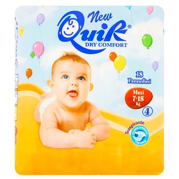 Підгузки Quik Maxi 4 7-18кг 18шт - купити, ціни на КОСМОС - фото 1