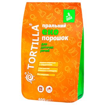 Пральний порошок Tortilla Еко для дитячих речей 400г - купити, ціни на Auchan - фото 1