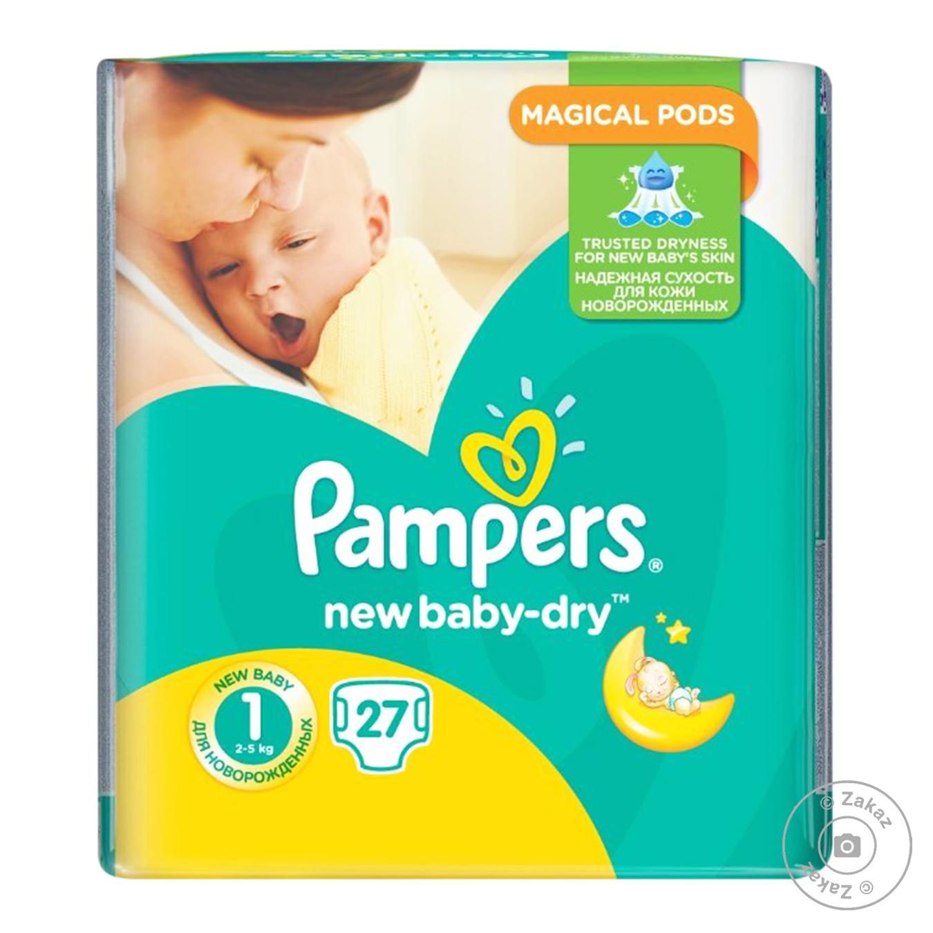 

Подгузники Pampers New Baby Размер 1 2-5 кг 27шт