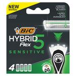 Картриджі для бритви Bic Flex 5 Hybrid Sensitive 4шт