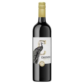 Вино Pinoso Cristatus Tinto красное сухое 13,5% 0,75л - купить, цены на AlcoHub - фото 1