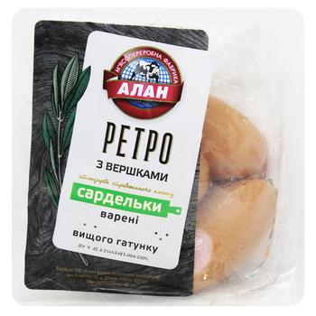 Сардельки Алан Ретро со сливками высший сорт - купить, цены на NOVUS - фото 1