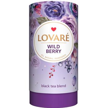 Lovare Wild Berry ceylon leaf black tea 80g - buy, prices for Auchan - photo 1