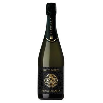 Cortesole Franciacorta Saren DOCG White Brut Sparkling Wine 12.5% 0.75l - buy, prices for NOVUS - photo 1