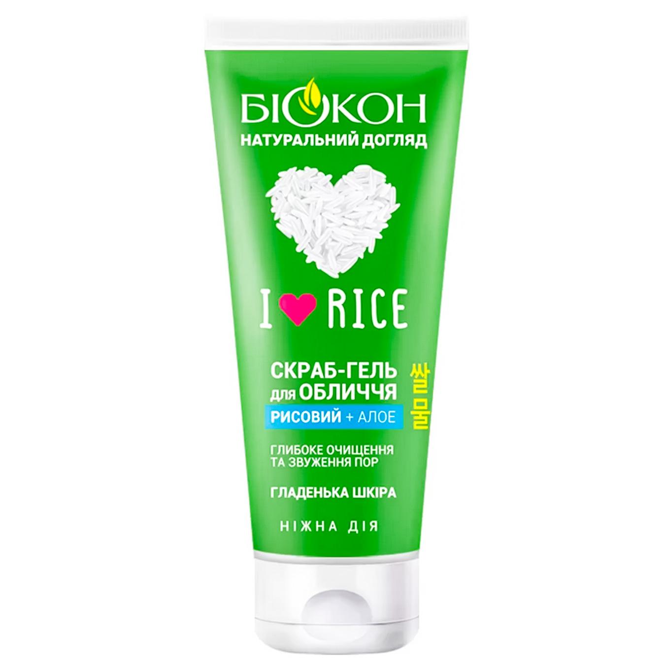 

Гель-скраб Биокон I Love Rice для лица 90мл