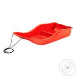 ProsperPlast Red Plastic Sledge 87cm