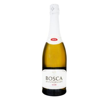 Вино игристое белое Bosca Anniversary полусладкое 7,5% 0,75л - купить, цены на - фото 1