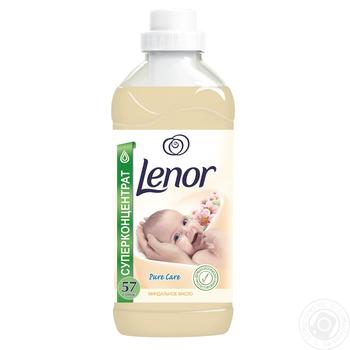 Fabric Softener Lenor Almond oil for sensitive skin 2l - buy, prices for MegaMarket - photo 1