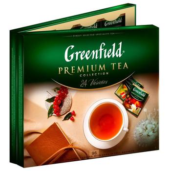 Набір чаю Greenfield Premium Tea Collection 24 види чаю у пакетиках 96*1,75г - купити, ціни на Auchan - фото 1