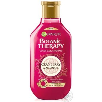 Шампунь Botanic Therapy Аргановое масло и клюква 400мл купить, цены на МегаМаркет - фото 1