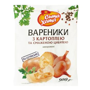 Вареники Сита Дом с картофелем и жареным луком 900г - купить, цены на Таврия В - фото 1