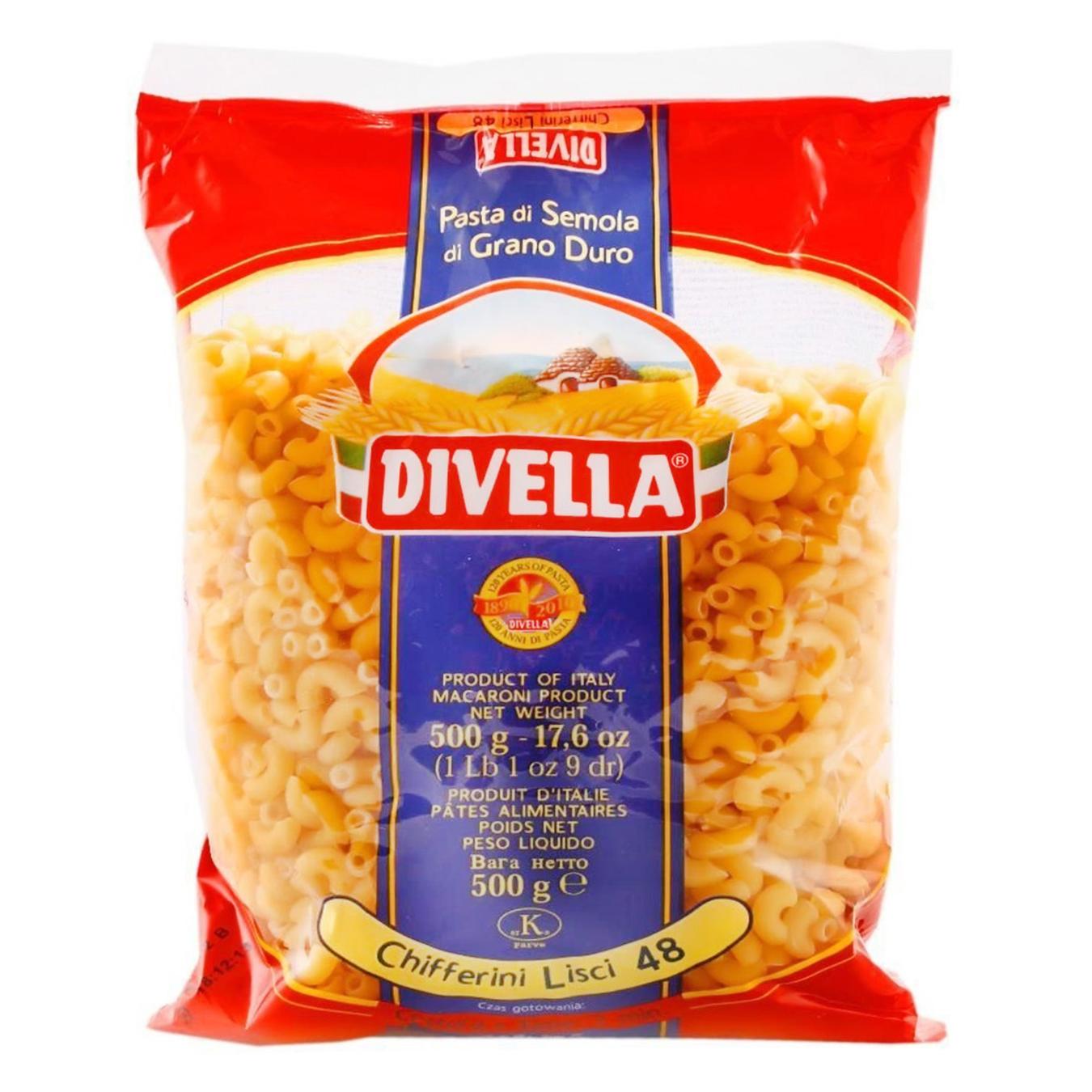 

Макароны Divella Chifferini Lisci №48 500г