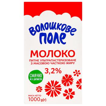 Молоко Волошкове поле ультрапастеризоване 3.2% 1000г - купити, ціни на ULTRAMARKET - фото 3