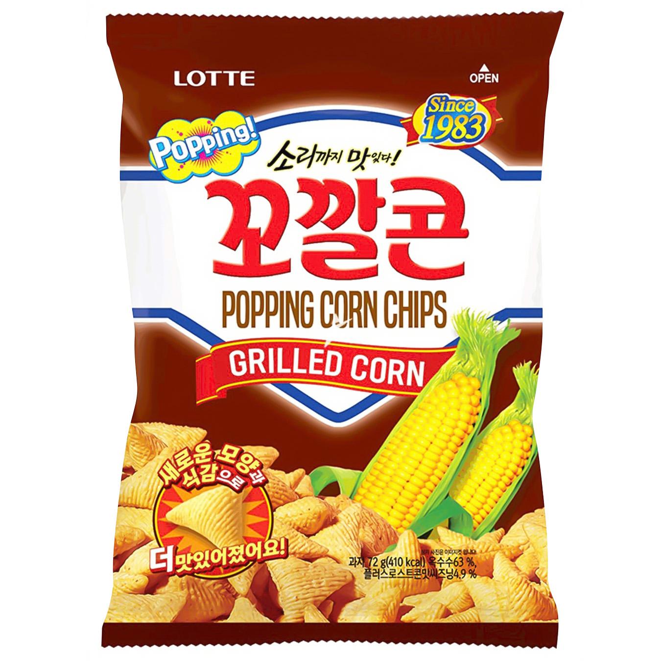 

Чипсы Lotte кукурузные гриль 72г