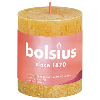 Bolsius Rustic Honeycomb Yellow Candle 80/68 - buy, prices for Tavria V - photo 1