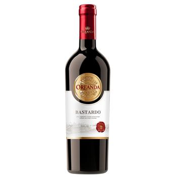 Oreanda Bastardo Wine red semi-sweet 12% 0.75l - buy, prices for MegaMarket - photo 1