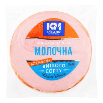 Ковбаса Київський МК Молочна варена вищий сорт - купити, ціни на NOVUS - фото 1