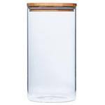 Vittora Glass Container with Wooden Lid 1.1l