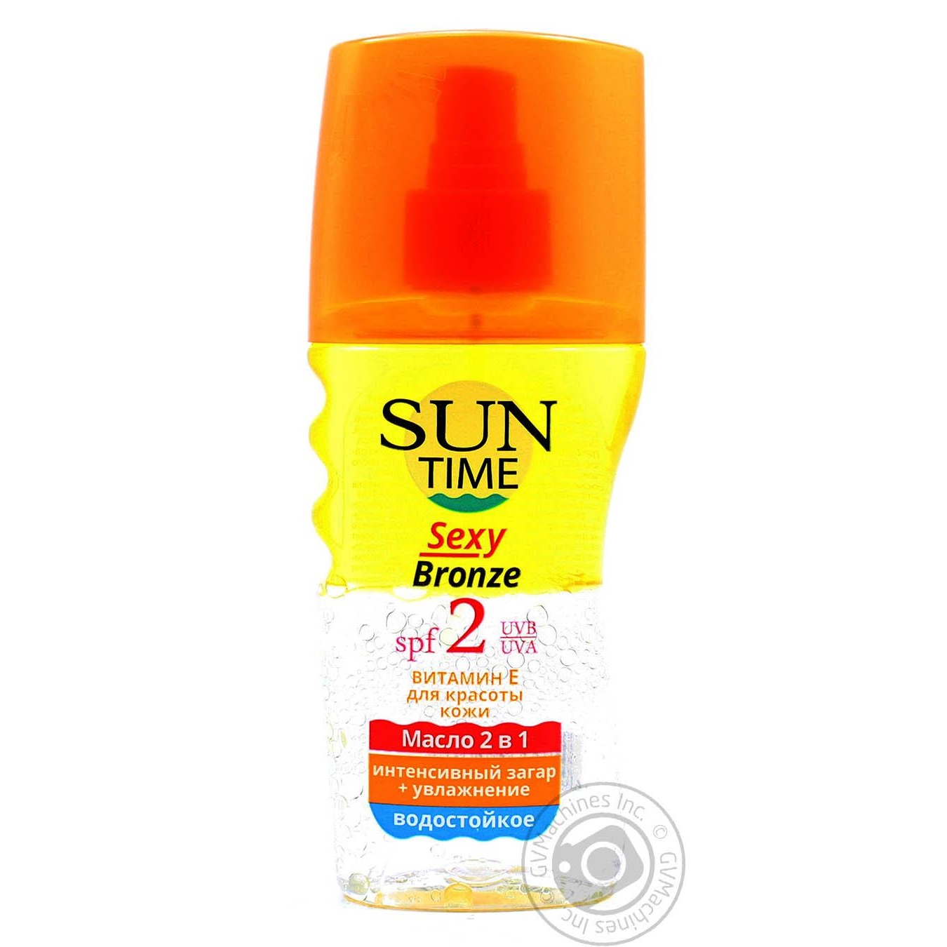 

Масло для загара Sun Time Sexy Bronze водостойкое SPF-2 150мл