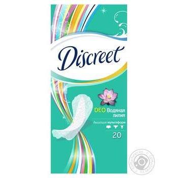 Liners Discreet Deo Water Lily Multiform 20pcs - buy, prices for MegaMarket - photo 3