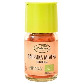 Паприка Любисток Organik мелена 25г - купити, ціни на ULTRAMARKET - фото 1