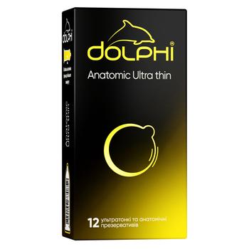 Dolphi Anatomic Ultra Thin Condoms 12pcs