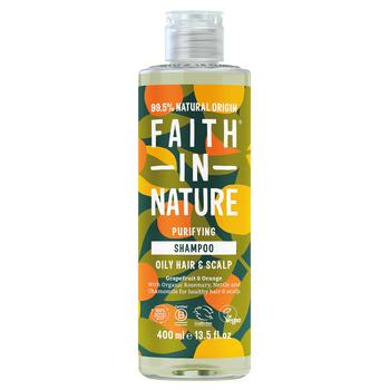 Faith In Nature Purifying Shampoo with Grapefruit and Orange 400ml - buy, prices for NOVUS - photo 1