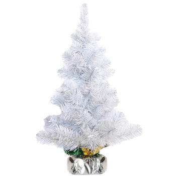 Taiga Artificial White Christmas Tree 60cm - buy, prices for METRO - photo 1