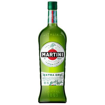 Вермут Martini Extra Dry білий сухий 18% 1л