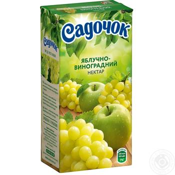 Sadochok apple-grape nectar 0,5l - buy, prices for MegaMarket - photo 1