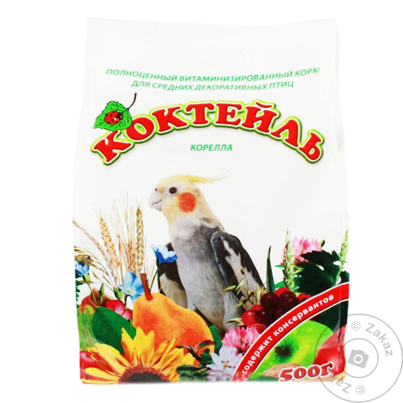 

Корм Природа коктейль для попугаев 500г