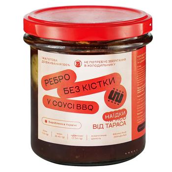 Dymne M'yaso Vid Tarasa Rib without Bone in BBQ Sauce 350ml - buy, prices for WINETIME - photo 1