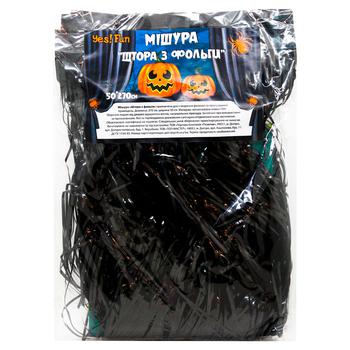 Yes! Fun Curtain for Photo area with Foil on Halloween black - buy, prices for MegaMarket - photo 1