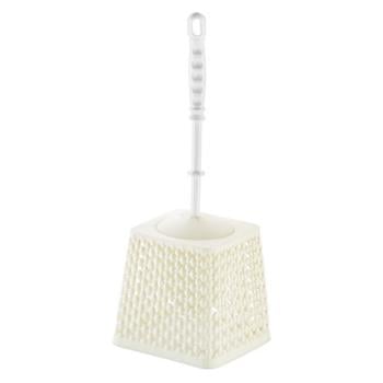 Bursev Toilet Brush + Pearl Beige Glass - buy, prices for Tavria V - photo 1