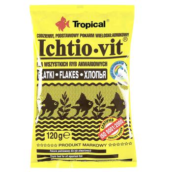 Корм для риб Tropical Ichtio-vit пластівці 1л - купити, ціни на MasterZoo - фото 1