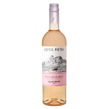 Castel Pietra Pinot Grigio IGT Rose Dry Wine 12% 0.75l