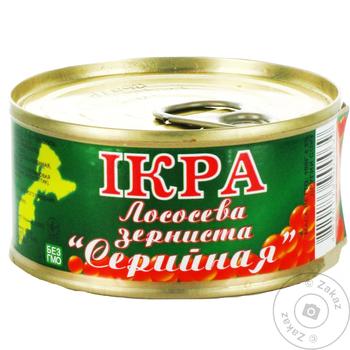 Seriyna Granular Salmon Caviar 100g - buy, prices for Auchan - photo 2