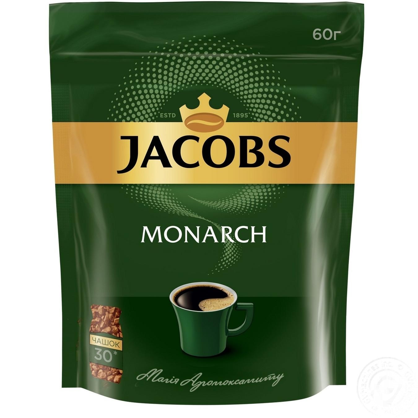 

Кофе Jacobs Monarch растворимый сублимированный 60г