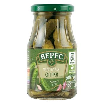 Veres Pickled Cucumbers 300g - buy, prices for NOVUS - photo 1