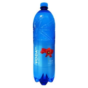 VODA UA Ridna Spravzhnia Ukraiinska Highly Carbonated Mineral Water 1.5l