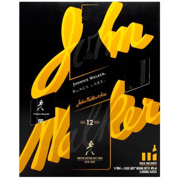 Johnnie Walker Black Label Whiskey 40% 0.7l + 2 glasses - buy, prices for Auchan - photo 6