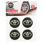 Наклейка-шильда TerraPlus Toyota на колпаки и диски 50мм