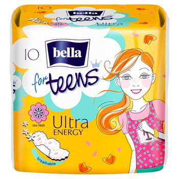 Bella Ultra Energy Silky Drai Deo Exotic Fruits Sanitary Pads 10pcs - buy, prices for Tavria V - photo 1