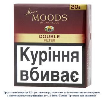 Сигариллы Dan Moods Mini Double Filter 20шт - купить, цены на Auchan - фото 2