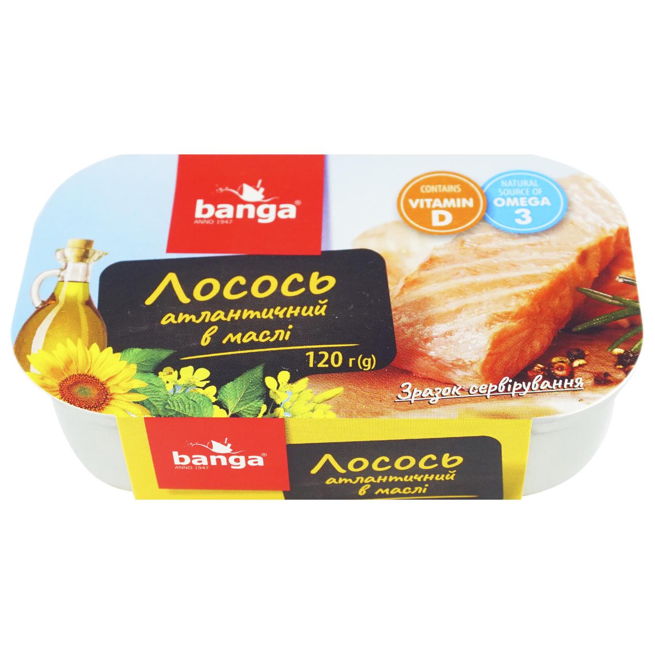 

Лосось атлантический Banga в масле 120г