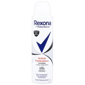 Антиперспирант Rexona Антибактериальный Невидимый на черном и белом спрей 150мл