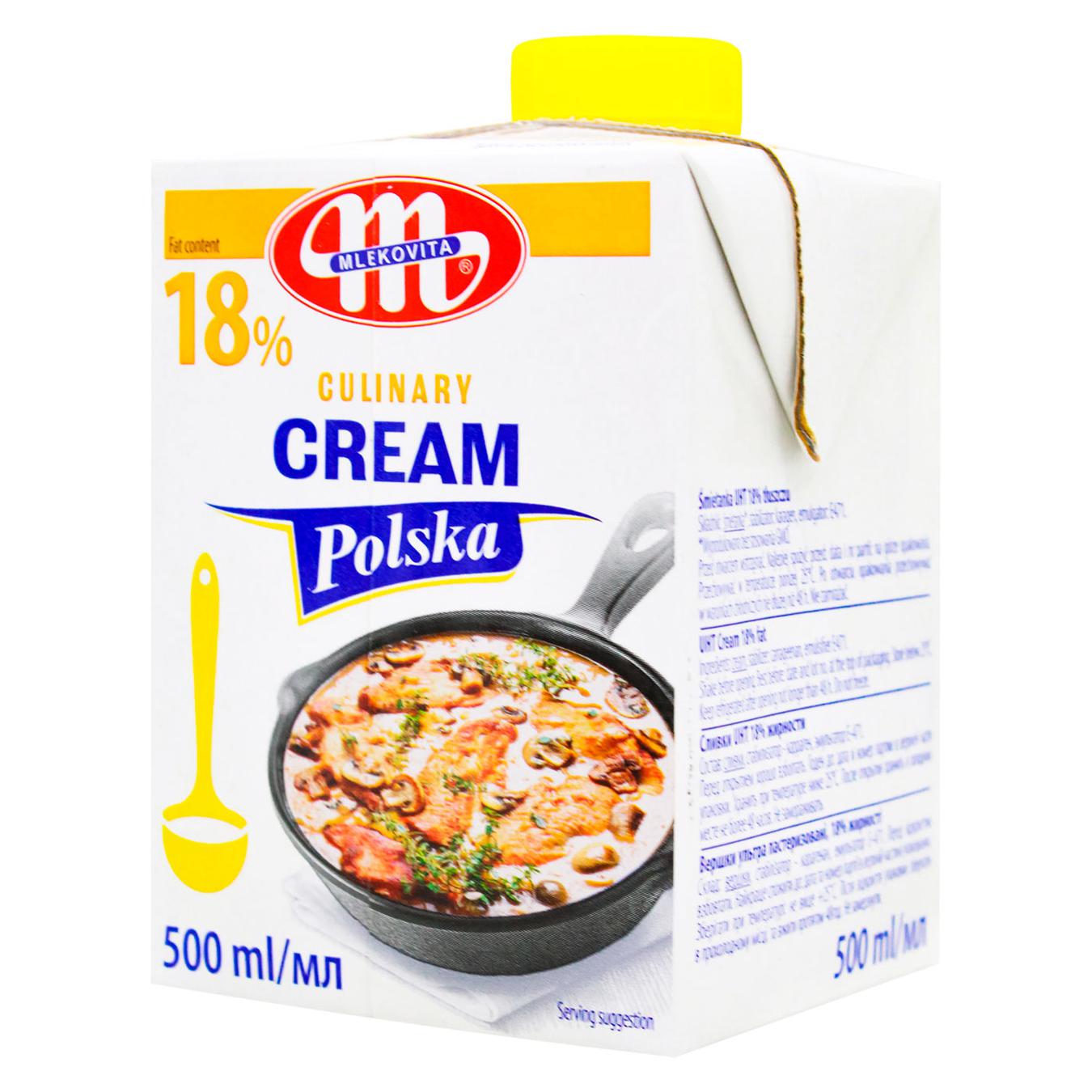 

Сливки Mlekovita 18% 0.5л